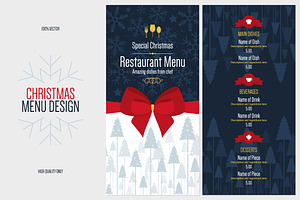 Special Christmas festive menu, a Brochure Template by Restaurant Menu & Logos