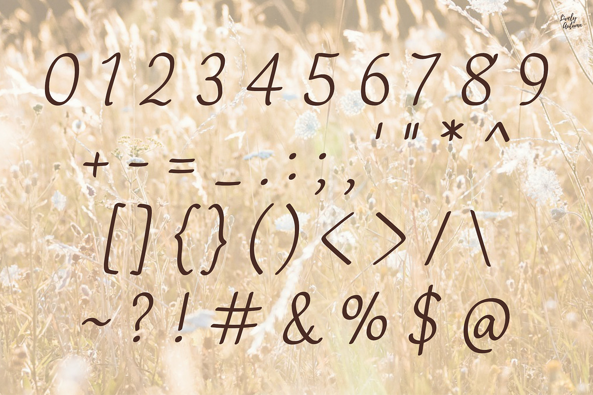 Golden Breeze | Handwriting font, a Handwritten Font by LivelyAutumn11.11 (Photo 3 of 5)