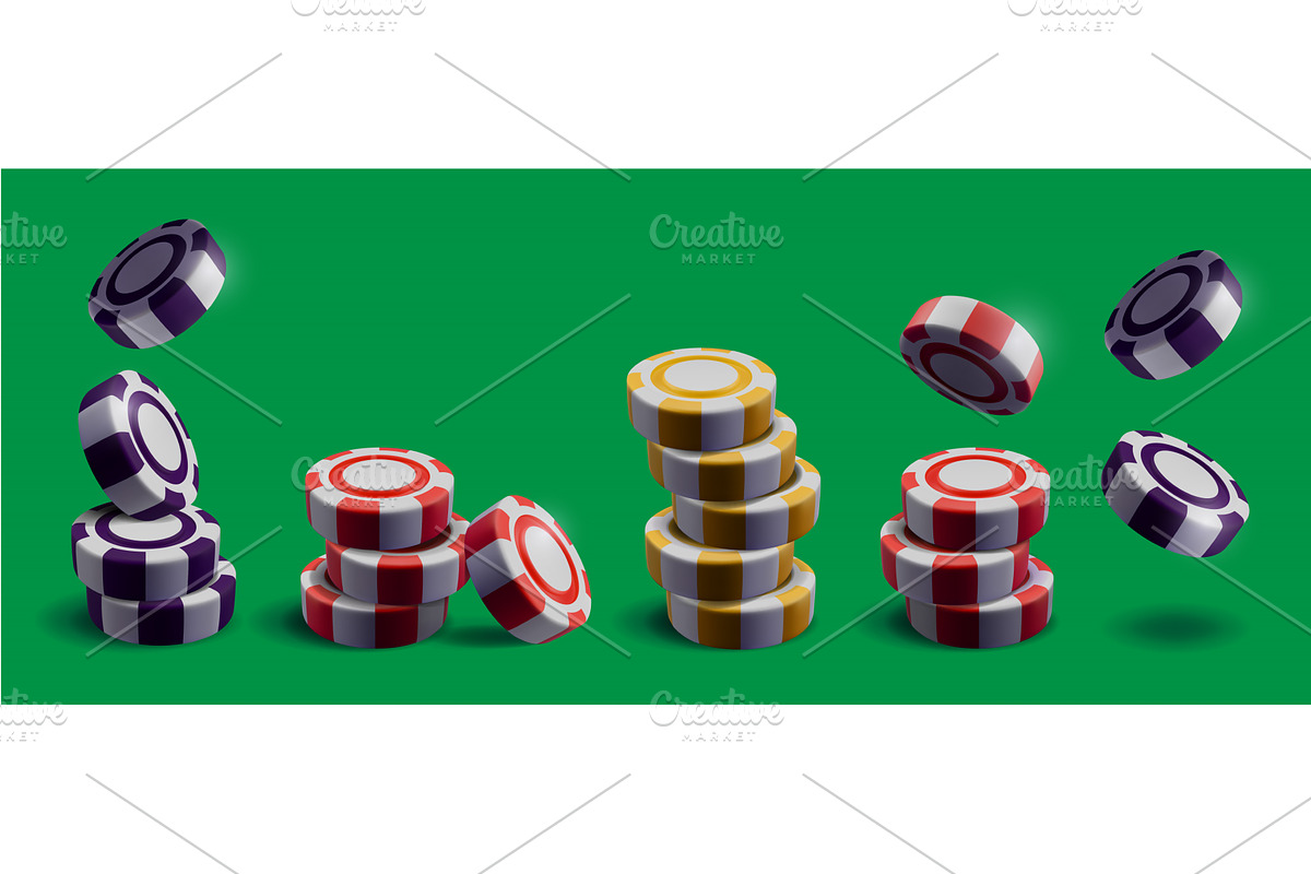 Casino chip 3d render collection, a Sport Illustration by art PVP - market