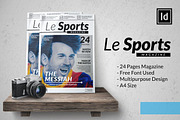 Le Sports MGZN, a Magazine Template by Kingtown (Thumbnail 1 of 5)