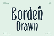 CS Borden Drawn, a Sans Serif Font by Craft Supply Co. (Thumbnail 1 of 8)