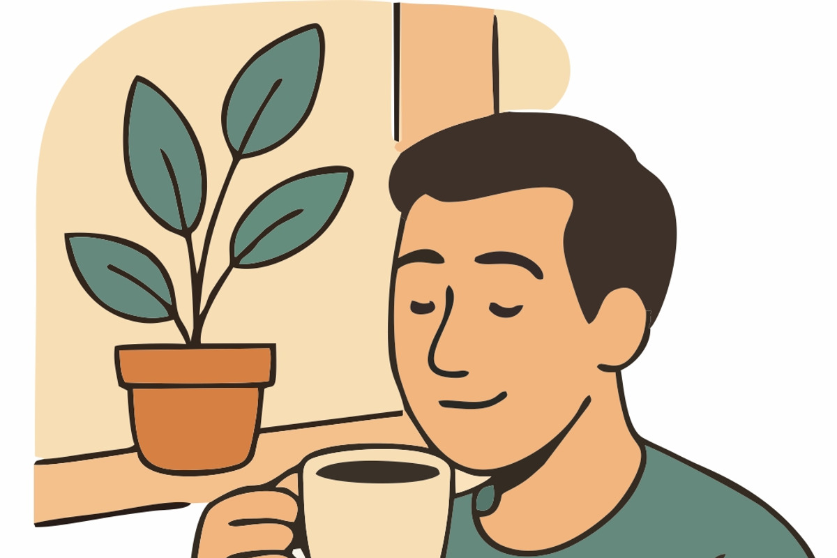 Cozy Café Life – Coffee Shop Set, a Person Illustration by Dikdoots (Photo 1 of 3)