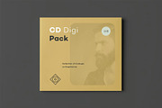 CD Digi Pack Mock-up, a Product Mockup by zippypixelstudio (Thumbnail 3 of 15)