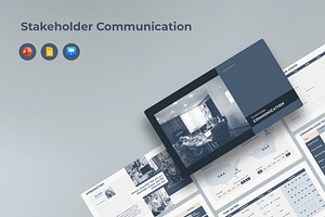 Stakeholder Communication Template, a Presentation Template by JetzTemplates