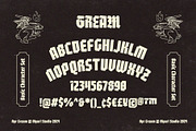 Gream Font Family, a Blackletter Font by Aiyari (Thumbnail 2 of 10)