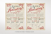 Christmas Photo Card Template, a Card Template by The Geekery Store (Thumbnail 4 of 4)