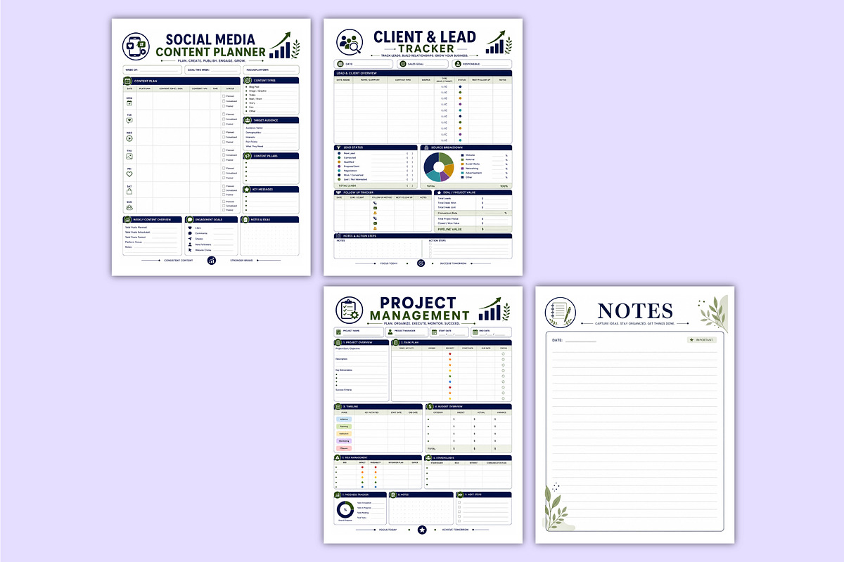 2027 Business Growth Planner KDP, a Stationery Template by Mustafiz (Photo 4 of 4)