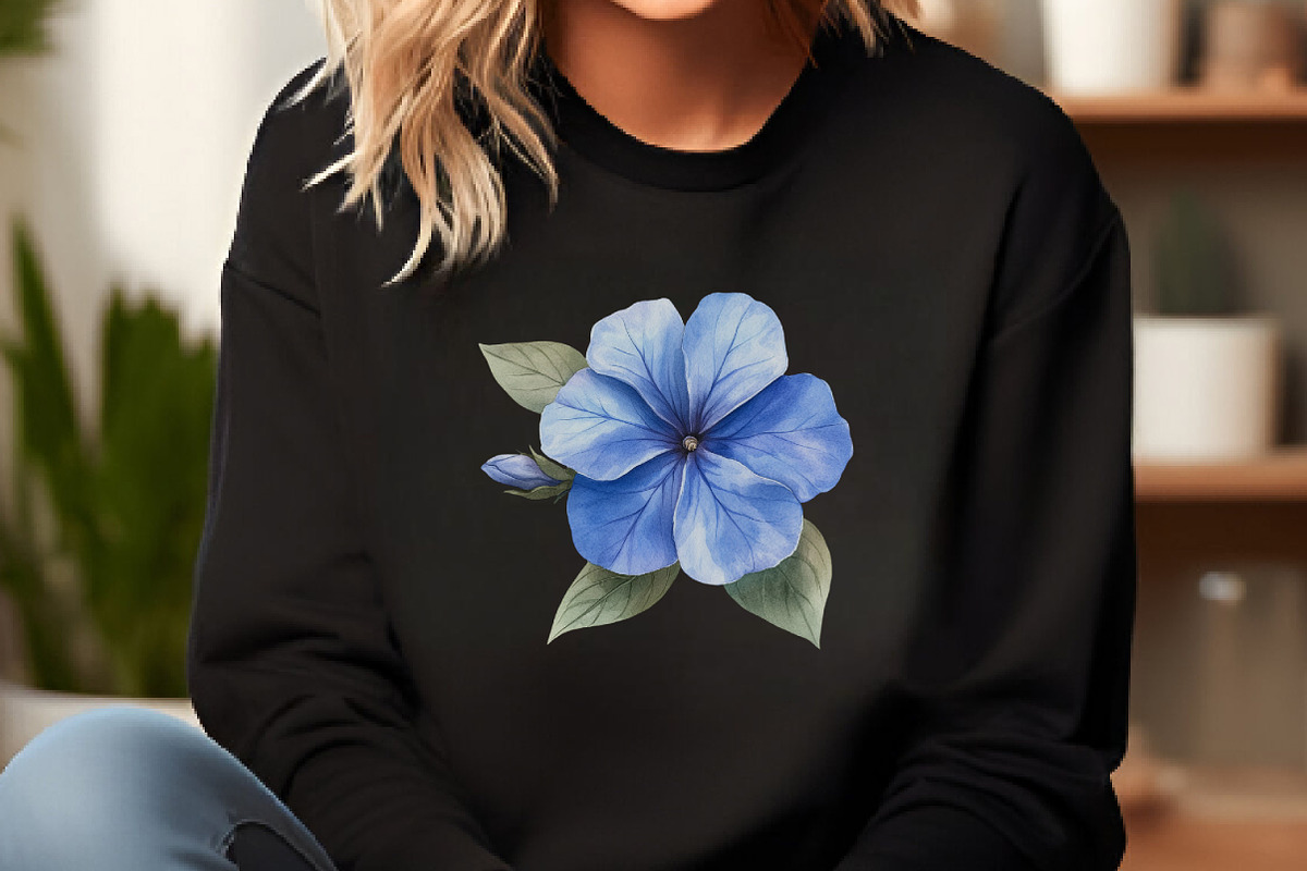 Blue Flowers Clipart, an Illustration by DreamCafeArt (Photo 5 of 7)