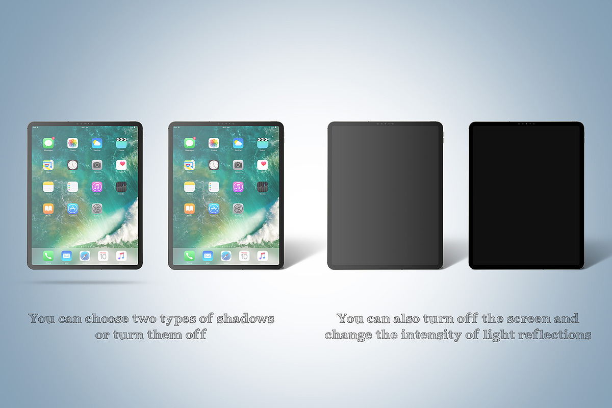 iPad Pro (2018) Mockup, an iPad Mockup by Zabiegala MP (Photo 3 of 15)