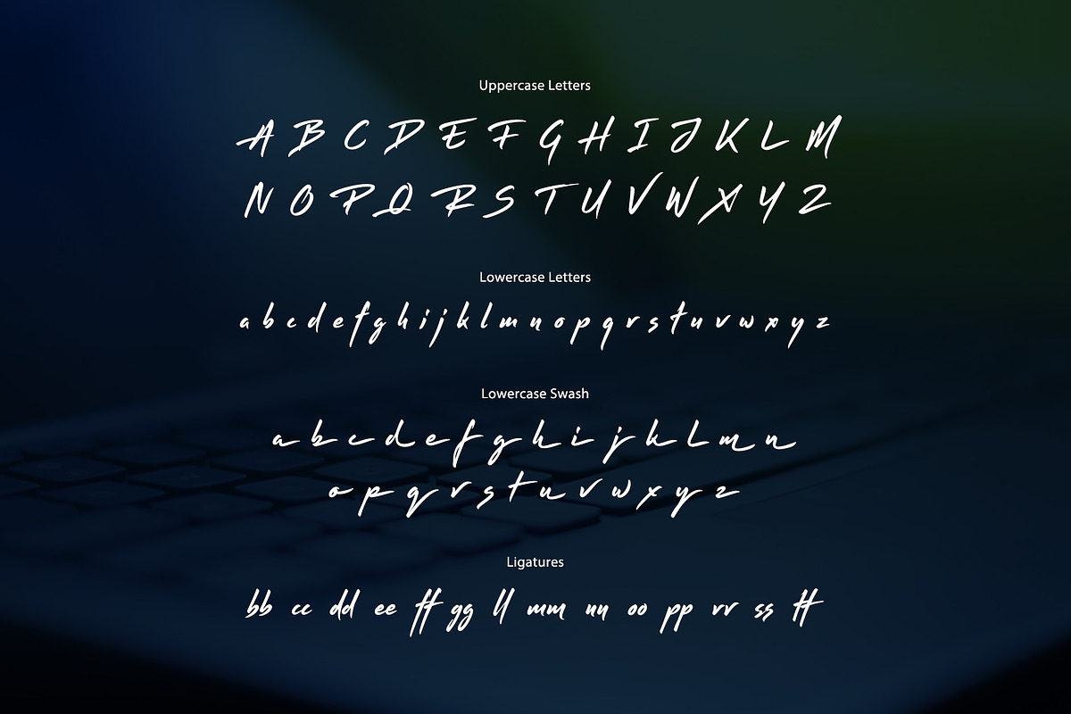 Reflect Handwritten Font, a Font by sunnytudu (Photo 6 of 8)