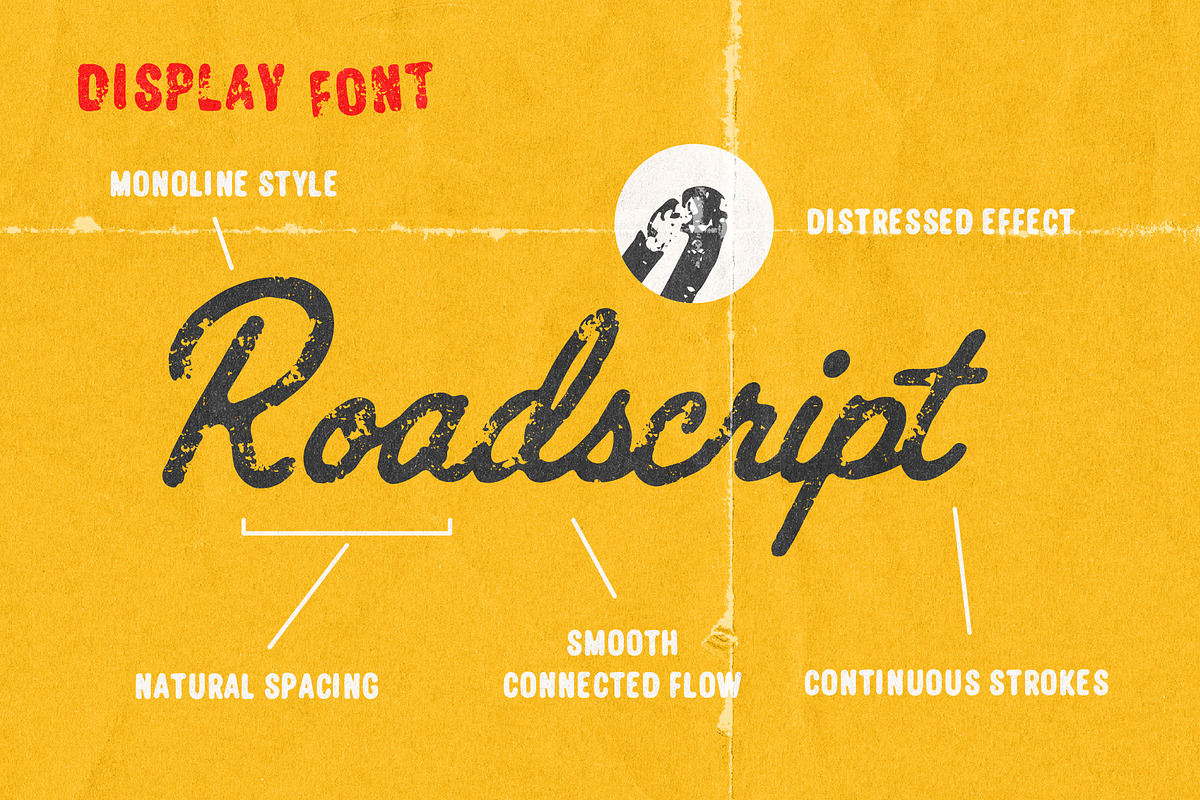 Roadscript – Retro Font Duo, a Script Font by Edignwn Type (Photo 9 of 14)