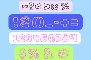 HEY an outline bubble font, a Handwritten Font by Eryn Rose Design (Thumbnail 15 of 18)