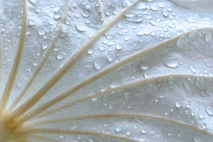 Flower petal with water drops, a Photo by Beautiful things