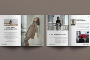 Editorial Lookbook Template