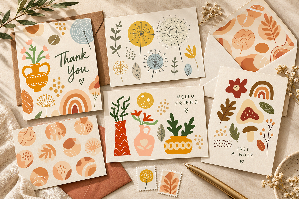 Abstract Floral Elements, a Decorative Illustration by Anna Studio (Photo 3 of 12)