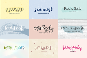 Handlettered Font Bundle