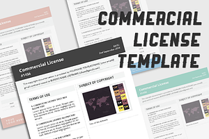 Commercial License Template
