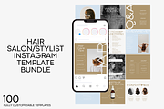 Hair Stylist/Salon Template Bundle, a Social Media Template by digitaldispositions (Thumbnail 1 of 8)