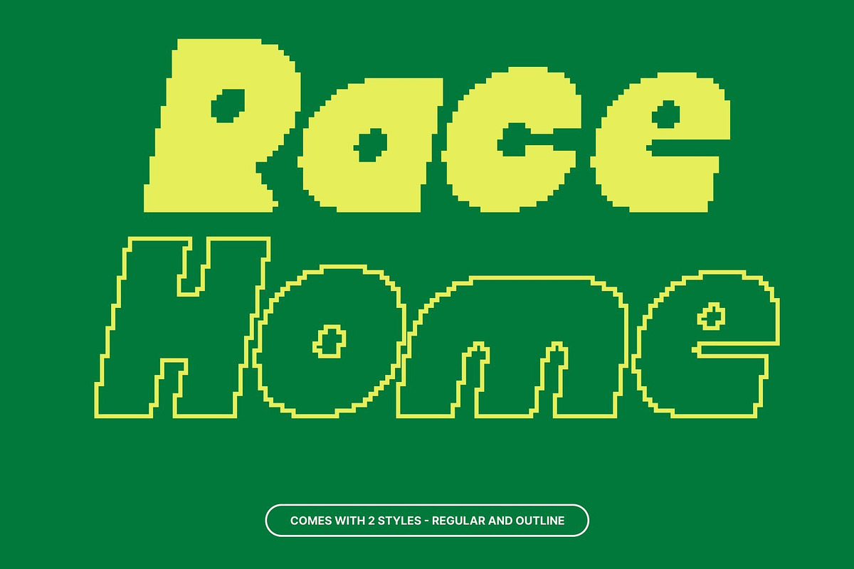 CS Grant Pixel, a Sans Serif Font by Craft Supply Co. (Photo 5 of 8)