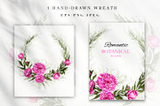 Realistic Peonies ClipArt & Patterns, an Object Graphic by Graphic Art (Thumbnail 8 of 10)