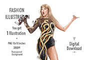 Taylor Swift Illustration, a Person Illustration by BigArtLab (Thumbnail 1 of 3)