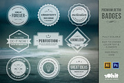 Premium Retro Badges, an Object Graphic by WellMadePixel (Thumbnail 1 of 5)