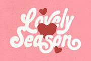Romantic Aura Retro Font Duo, a Script Font by Letterhend Studio (Thumbnail 4 of 9)