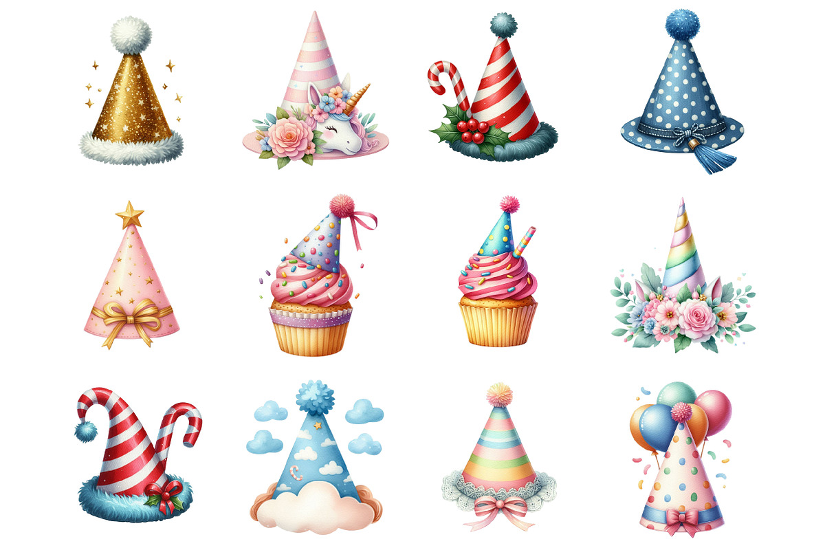 Party Hats, an Illustration by Design Market (Photo 4 of 4)