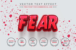 Fluid Blood - Editable Text Effect