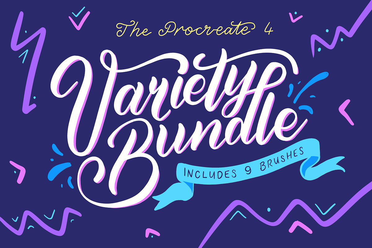 Procreate 4 Variety Brush Bundle