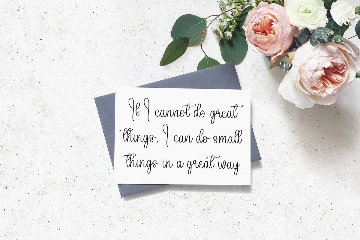 Renatha Signature | Script Font, a Handwritten Font by Scratchones (Photo 4 of 9)