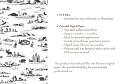 Utah Seamless Toile Pattern Set, a Background Graphic by Hughes Studio (Thumbnail 6 of 8)