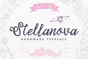 Stellanova Typeface, a Script Font by ianmikraz (Thumbnail 1 of 5)