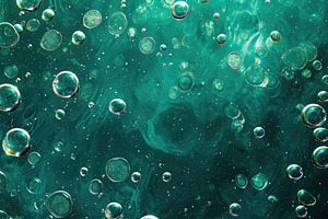 A detailed view of numerous bubbles, a Photo by Iftikhar Alam