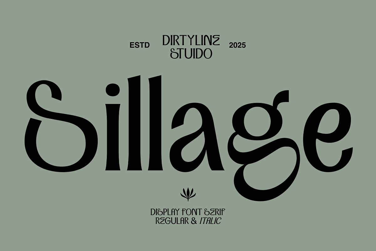 Dx Sillage Elegant Serif Font, a Serif Font by Dirtyline Studio (Photo 1 of 17)
