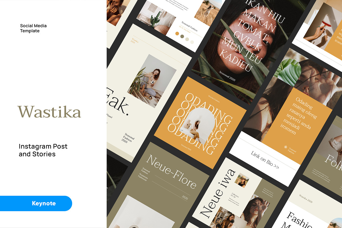 Wastika - Instagram Kit Keynote, a Presentation Template by rgbryand (Photo 1 of 4)