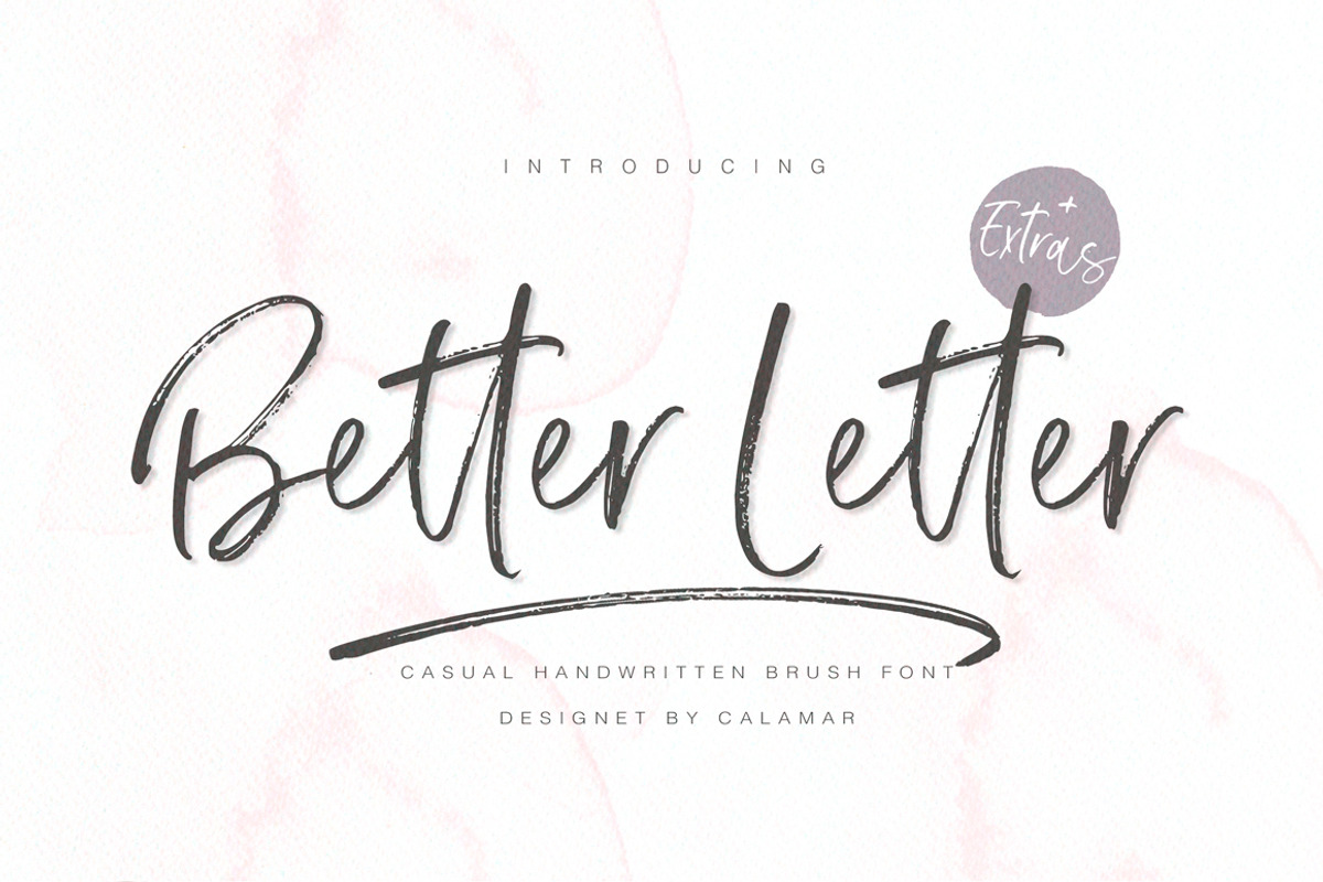 Better Letter Font