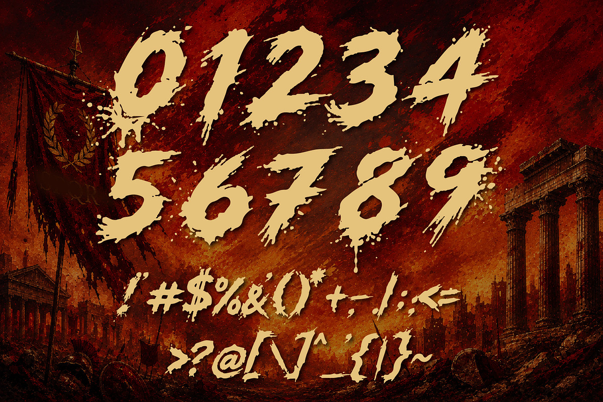 BladeOdessey - Chaos Dangerous Font, a Handwritten Font by HypeWorksCo (Photo 16 of 16)