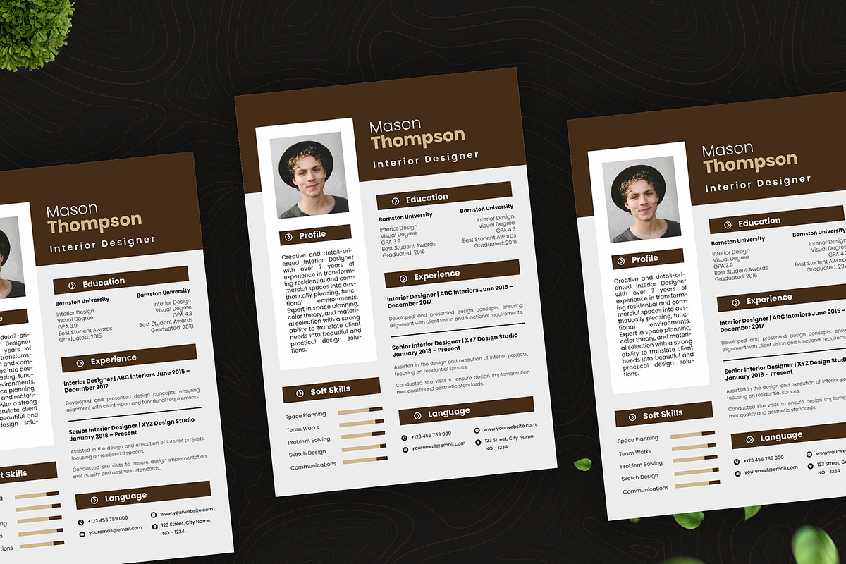 ARCT - Resume, a Resume Template by Esensifiksi.studio (Photo 2 of 2)