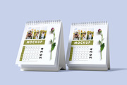Desk Calendar Mockup, a Poster Template by safrizalstudio (Thumbnail 1 of 5)