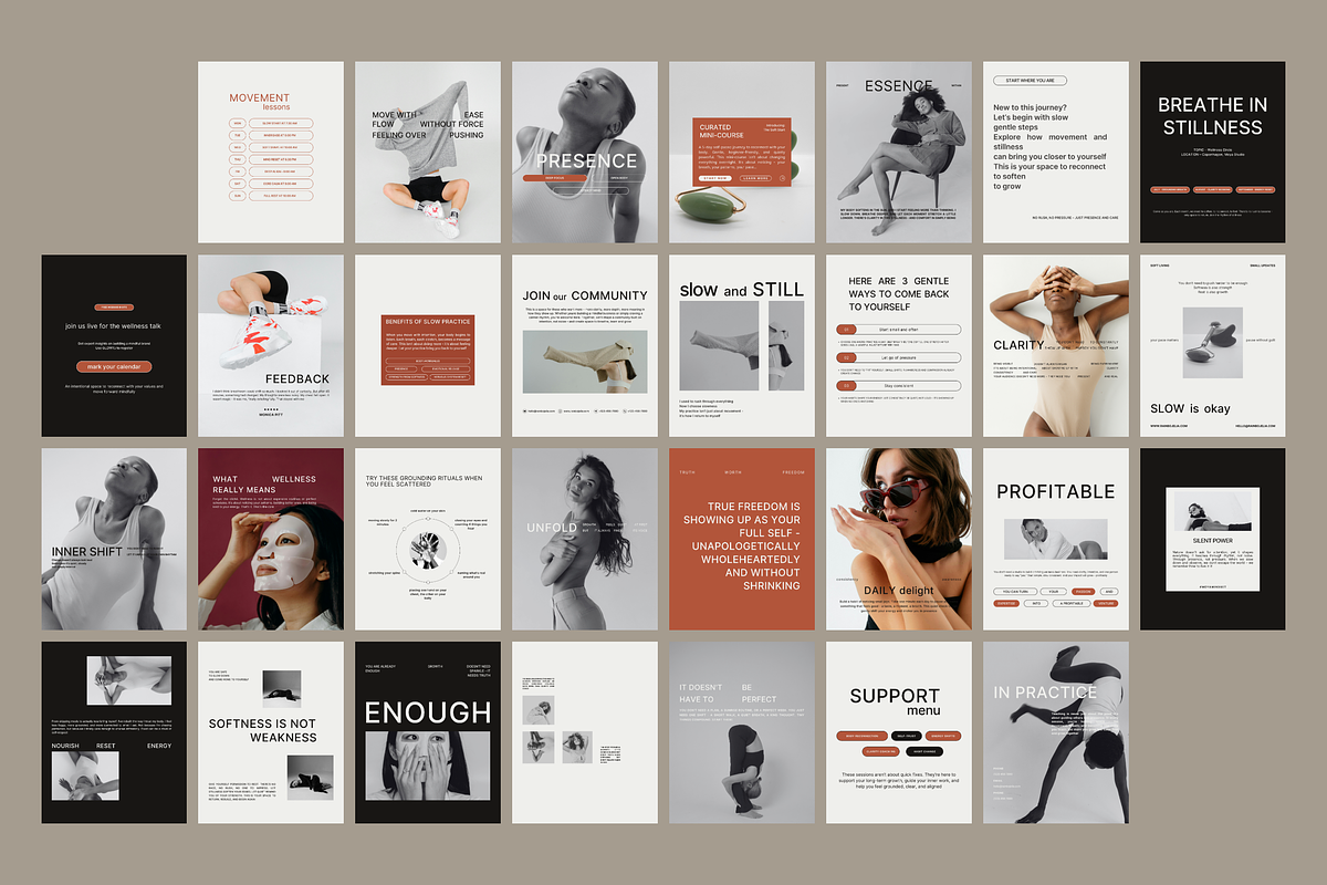 MEYA - Wellness Instagram Templates, a Social Media Template by rainbojelia (Photo 17 of 17)