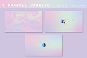 Youtube: Iridescent Branding Kit, a Social Media Template by Liseno Designs (Thumbnail 3 of 6)