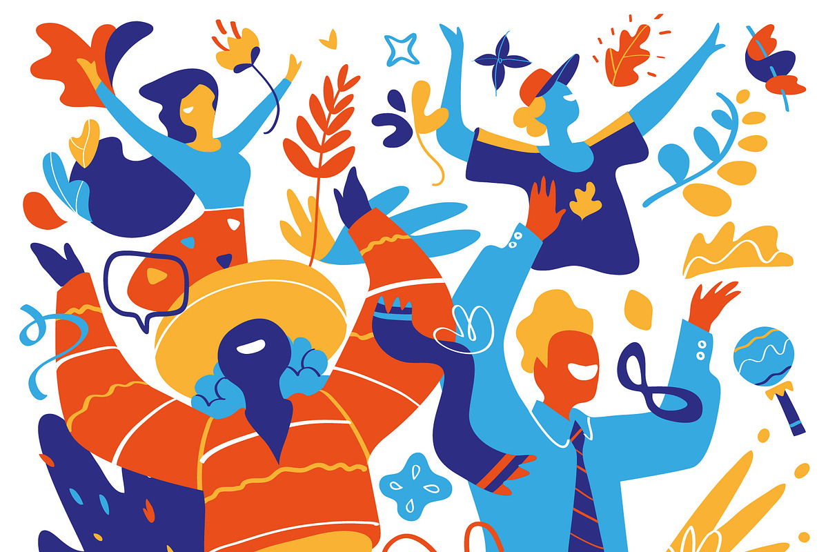 Fiesta Forever, a Person Illustration by Hurcastock! (Photo 8 of 14)