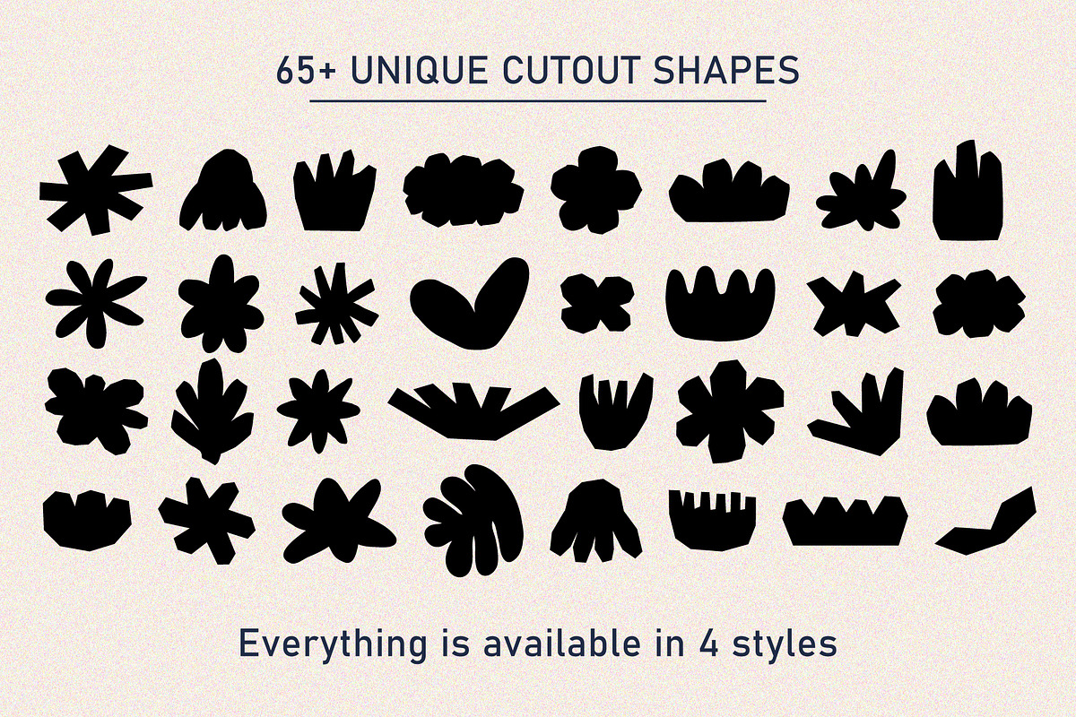 Naive Cutout Shapes Collage Kit, a Graphic by Le.nart (Photo 5 of 8)