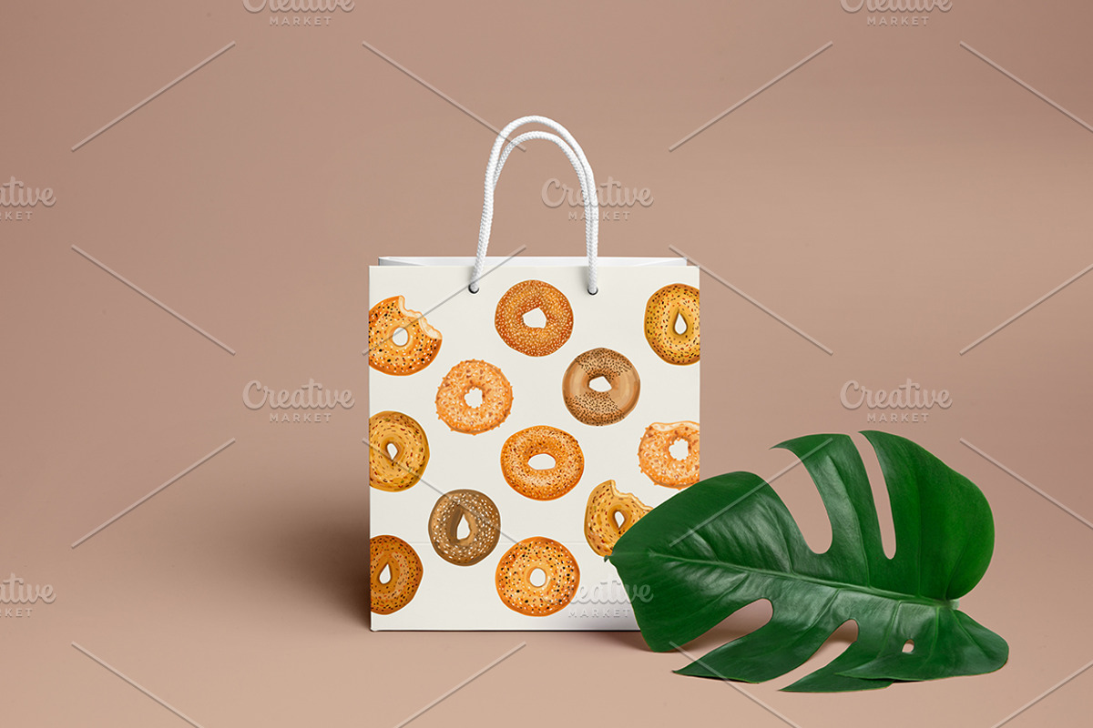 Bagel VECTOR illustrations, an Object Graphic by Natalka Dmitrova art (Photo 7 of 16)