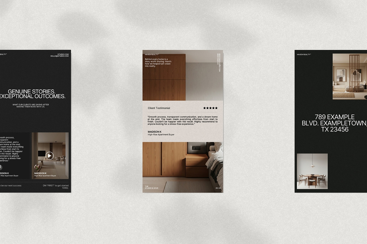Real Estate Instagram Templates, a Social Media Template by Prapti Design (Photo 6 of 10)