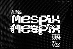 Mespix Font Pixelate