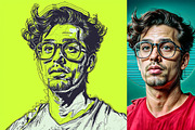 Vector Portrait Photo Effect, an Action Add-On by Amorjesu.com (Thumbnail 8 of 28)