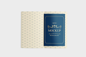 Menu Mockup, a Books & Magazine Mockup by Kenrichi