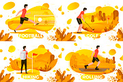 Hot Summer Activities Illustrations, a Healthcare Illustration by Tashal (Thumbnail 4 of 6)